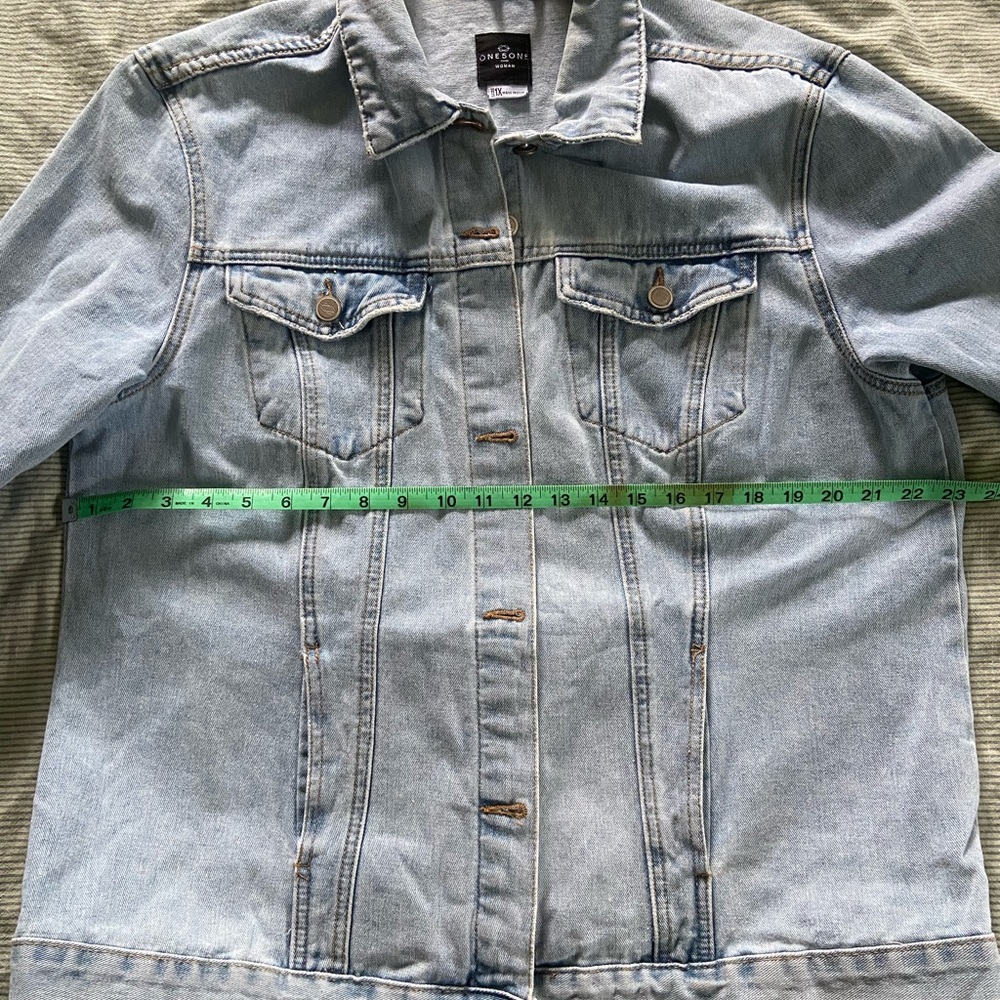 one 5 one Light Blue Jean Jacket